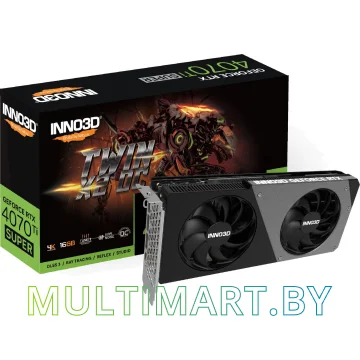 Видеокарта Inno3D GeForce RTX 4070 Ti Super Twin X2 OC (N407TS2-166XX-186156N) картинка 2